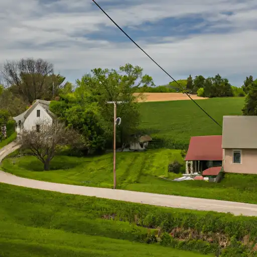 Rural homes in Pike, Illinois