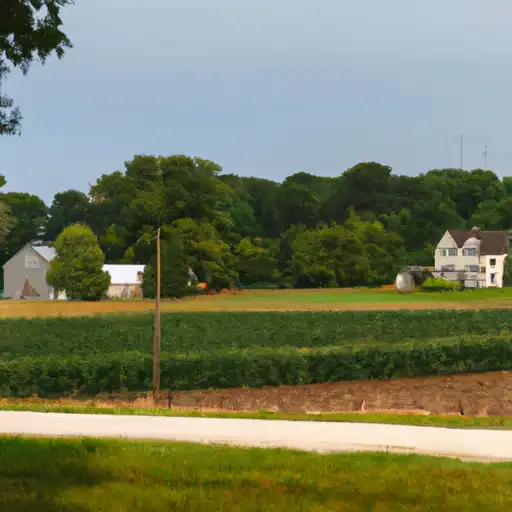 Rural homes in Pulaski, Illinois