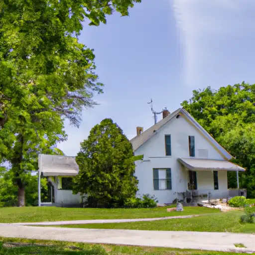 Rural homes in Putnam, Illinois