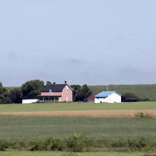 Rural homes in Randolph, Illinois