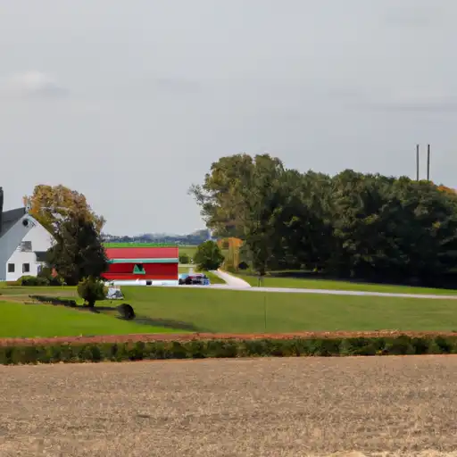 Rural homes in Vermilion, Illinois