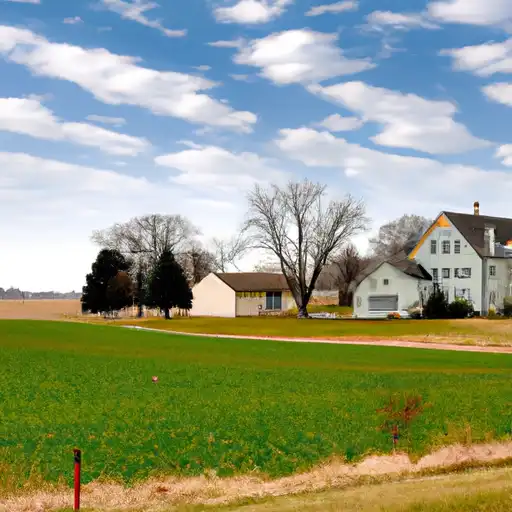 Rural homes in Winnebago, Illinois