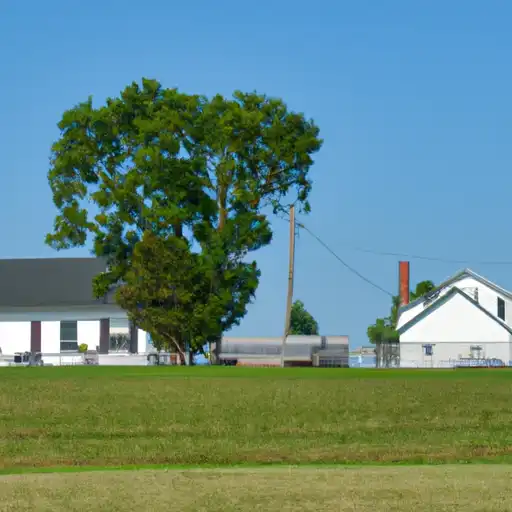 Rural homes in Adams, Indiana