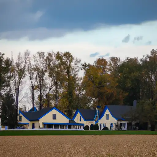 Rural homes in Blackford, Indiana