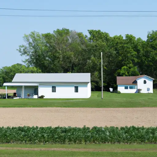 Rural homes in Clinton, Indiana