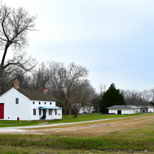Rural homes in Fayette, Indiana