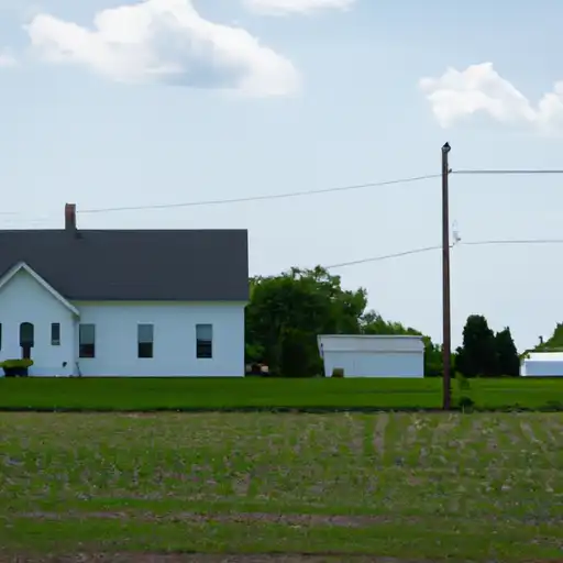 Rural homes in Gibson, Indiana