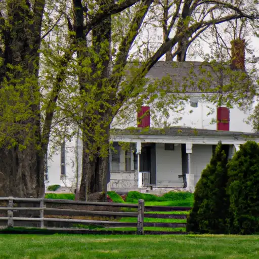 Rural homes in Grant, Indiana