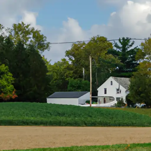 Rural homes in Greene, Indiana