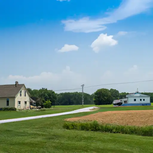 Rural homes in Henry, Indiana