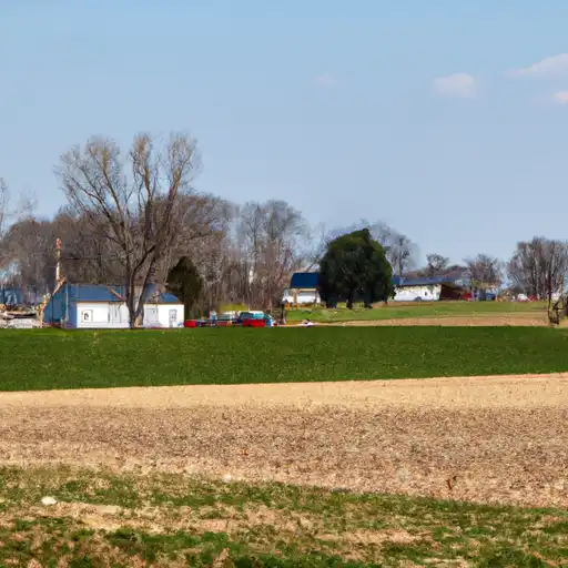 Rural homes in Jay, Indiana