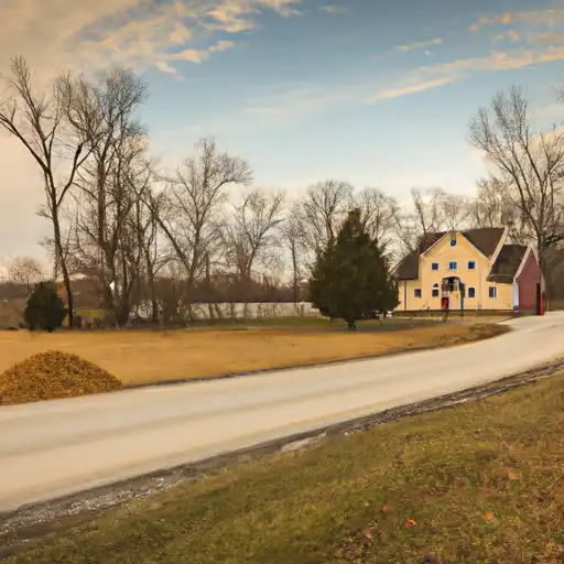 Rural homes in Jefferson, Indiana