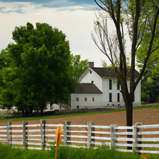 Rural homes in LaGrange, Indiana