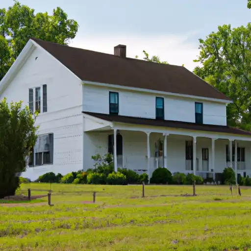 Rural homes in Madison, Indiana