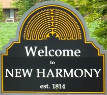 City Logo for New_Harmony