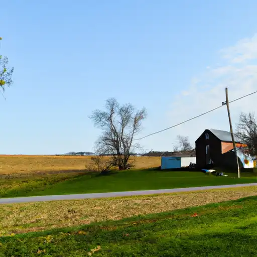 Rural homes in Ohio, Indiana