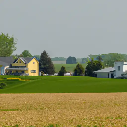 Rural homes in Porter, Indiana