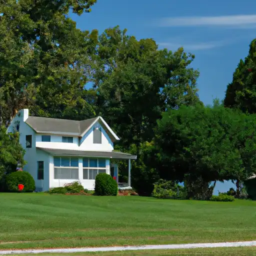Rural homes in Spencer, Indiana