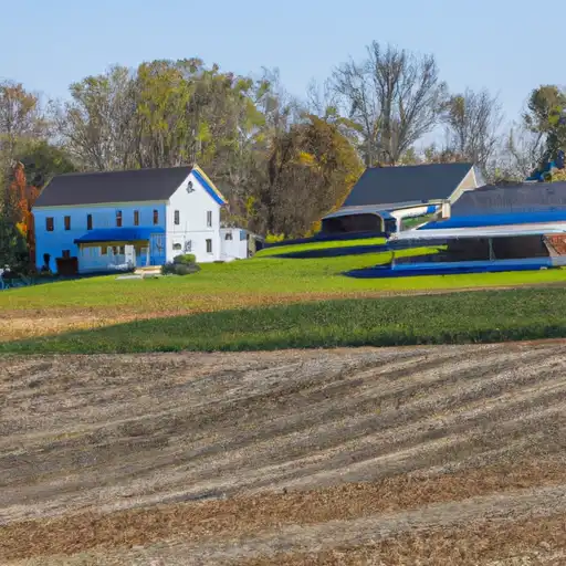 Rural homes in Steuben, Indiana