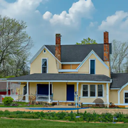 Rural homes in Tippecanoe, Indiana