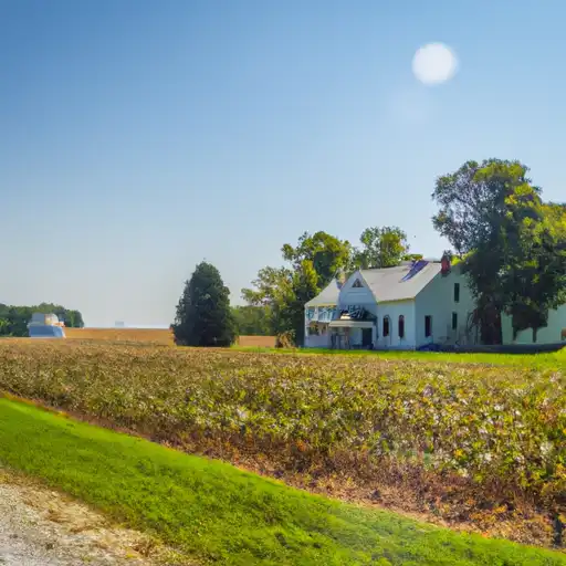 Rural homes in Vigo, Indiana