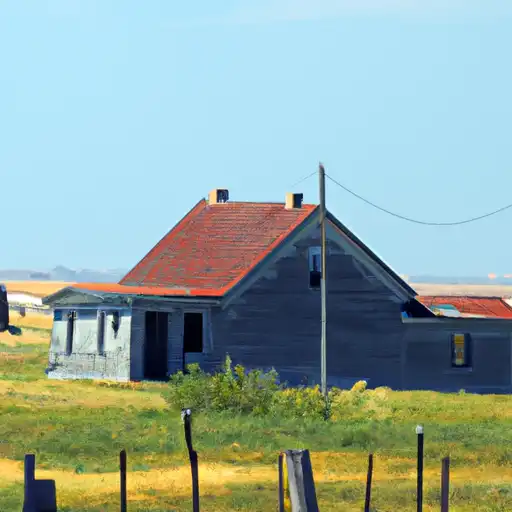 Rural homes in Cheyenne, Kansas