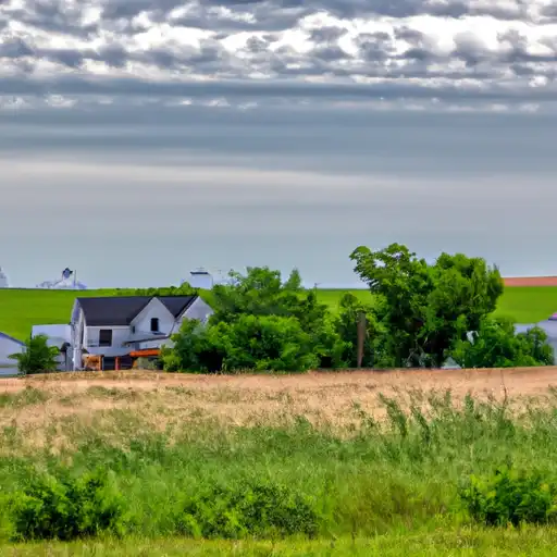 Rural homes in Cloud, Kansas