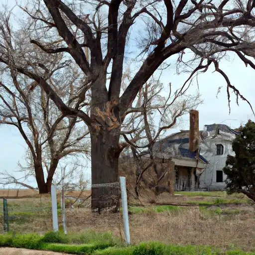 Rural homes in Comanche, Kansas