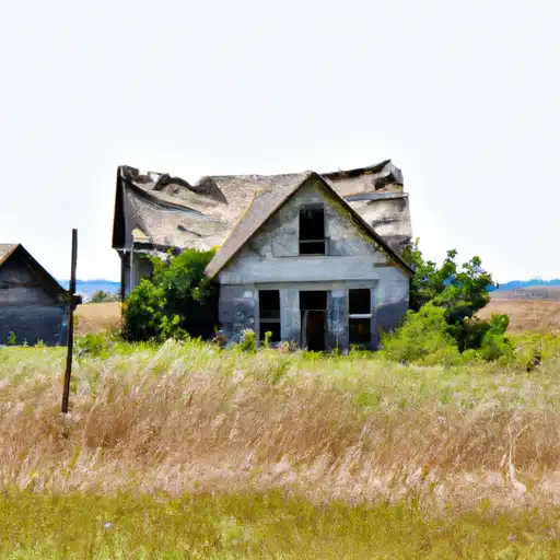 Rural homes in Crawford, Kansas