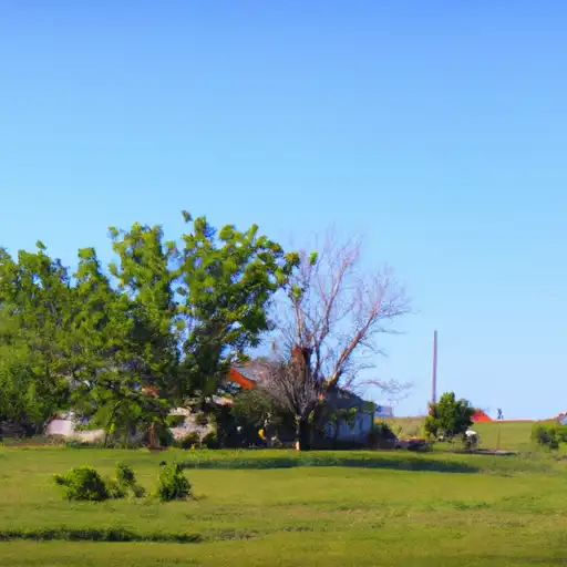 Rural homes in Ellsworth, Kansas