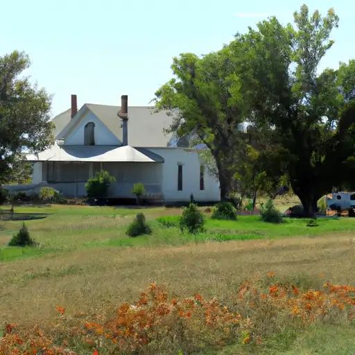 Rural homes in Ford, Kansas