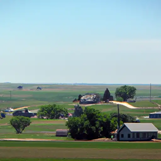 Rural homes in Greeley, Kansas