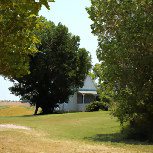 Rural homes in Lincoln, Kansas