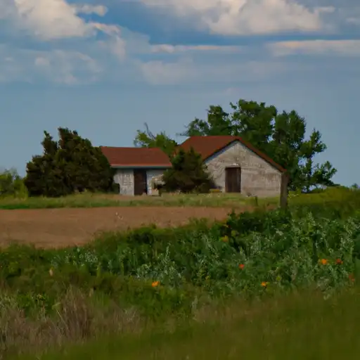 Rural homes in Linn, Kansas