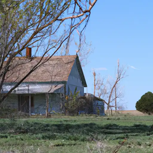Rural homes in Mitchell, Kansas