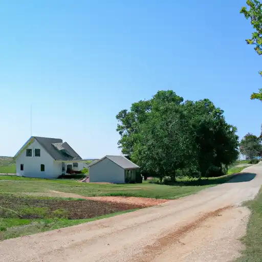 Rural homes in Pottawatomie, Kansas