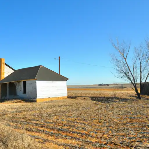 Rural homes in Rice, Kansas