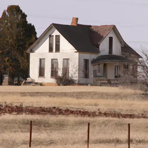 Rural homes in Seward, Kansas