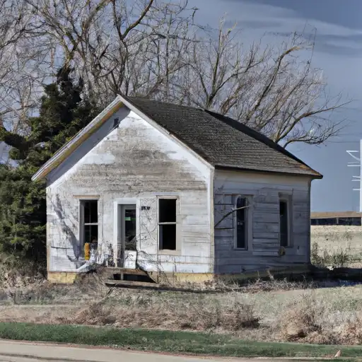 Rural homes in Sheridan, Kansas