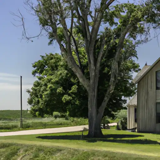 Rural homes in Washington, Kansas