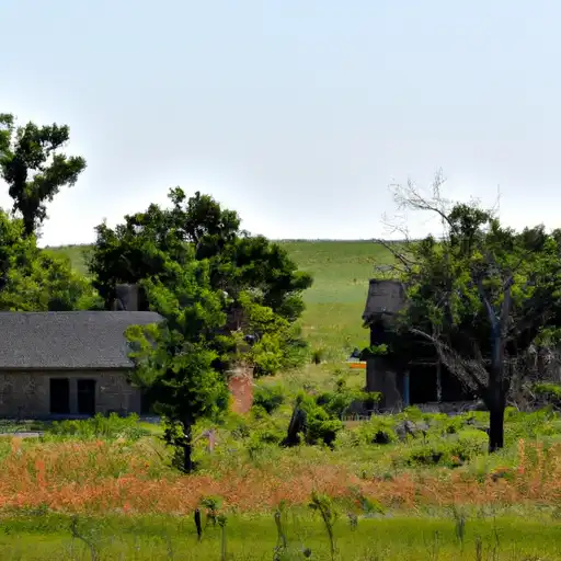 Rural homes in Wichita, Kansas