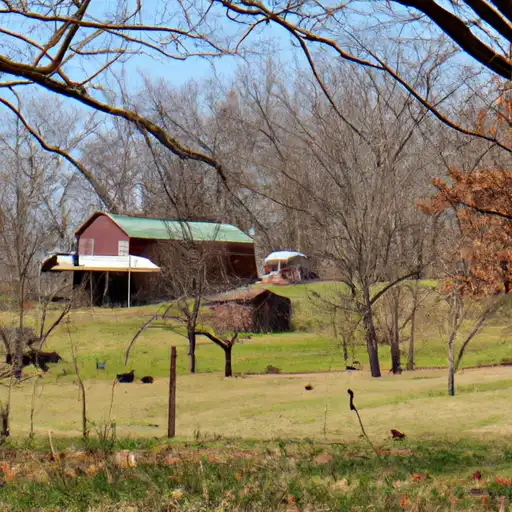 Rural homes in Adair, Kentucky