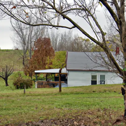 Rural homes in Anderson, Kentucky