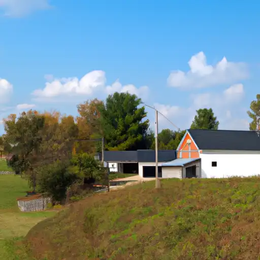 Rural homes in Ballard, Kentucky