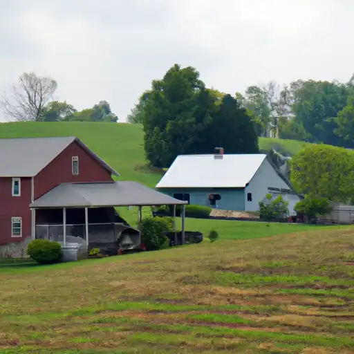 Rural homes in Boyle, Kentucky