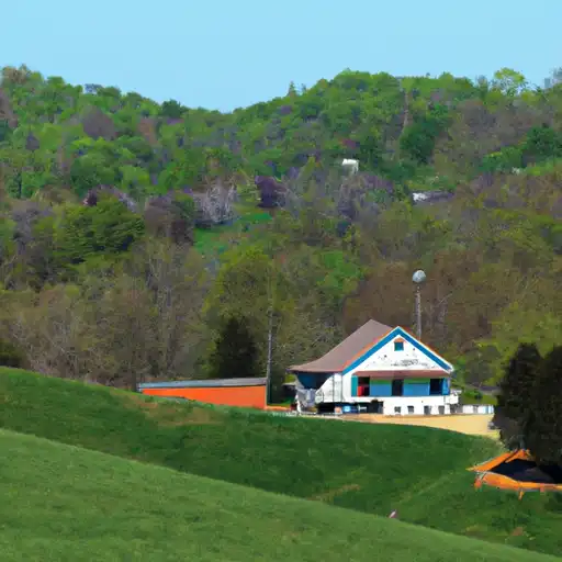 Rural homes in Breathitt, Kentucky