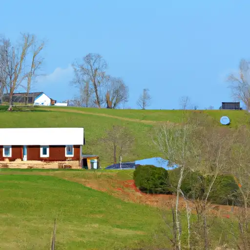Rural homes in Caldwell, Kentucky