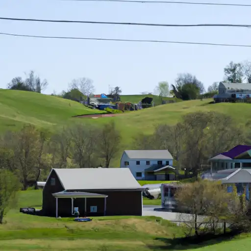 Rural homes in Campbell, Kentucky