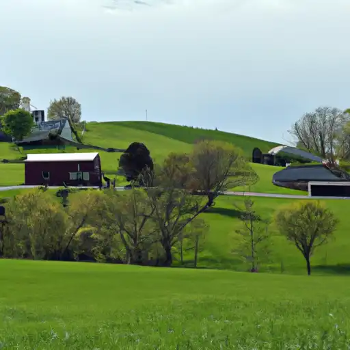 Rural homes in Carroll, Kentucky