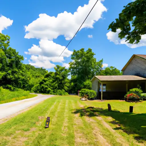 Rural homes in Cumberland, Kentucky